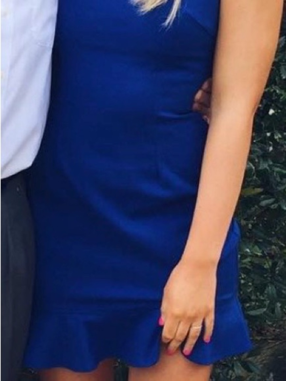 superdown Cobalt Ruffle Mini Dress - Picture 2 of 3